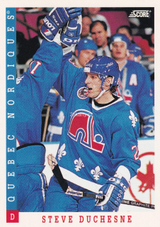 1993-94 Score - Steve Duchesne (French)