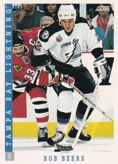1993-94 Score - Bob Beers (English) 
