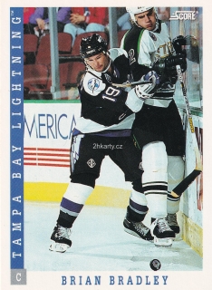 1993-94 Score - Brian Bradley (English) 