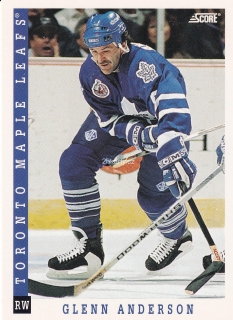 1993-94 Score - Glenn Anderson (English) 