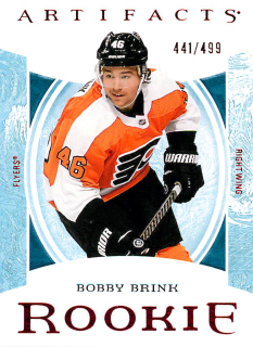 2022-23 UD Artifacts - Bobby Brink - Rookie Ruby /499 #179