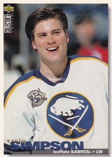 1995-96 UD Collectors Choice - Craig Simpson