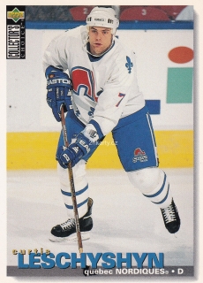 1995-96 UD Collectors Choice - Curtis Leschyshyn