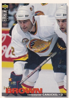 1995-96 UD Collectors Choice - Jeff Brown