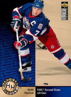 1995-96 UD Collectors Choice - Keith Tkachuk - Hardware Heroes #382