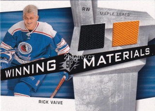 2008-09 UD SPx - Rick Vaive - Winning Materials