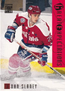 1994-95 Topps Stadium Club - John Slaney - Great Expectations