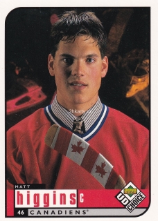 1998-99 UD Choice - Matt Higgins