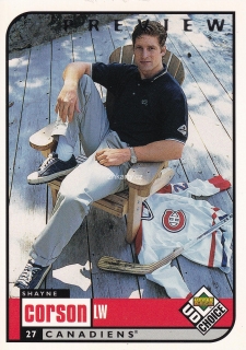 1998-99 UD Choice - Shayne Corson - Preview