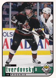 1998-99 UD Choice - Oleg Tverdovsky