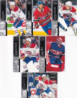 2021-22 UD Series 2 - kompletní base lot Montreal Canadiens