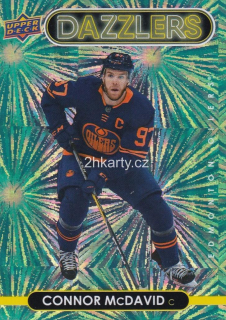 2021-22 UD Series 1 - Connor McDavid - Dazzlers Green