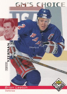 1998-99 UD Choice - Brian Leetch - GM's Choice