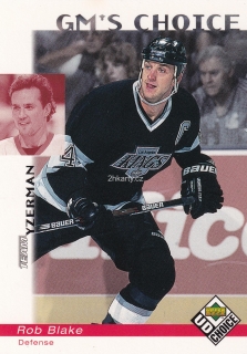 1998-99 UD Choice - Rob Blake - GM's Choice