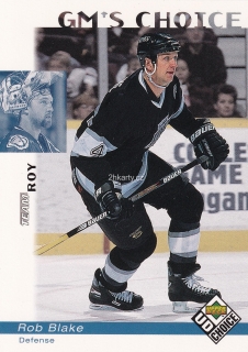 1998-99 UD Choice - Rob Blake - GM's Choice