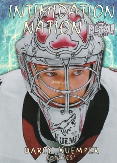 2020-21 UD Skybox Metal Universe - Darcy Kuemper - Intimidation Nation