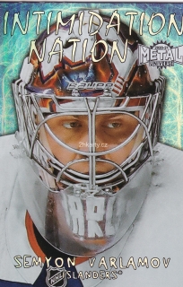 2020-21 UD Skybox Metal Universe - Semyon Varlamov - Intimidation Nation