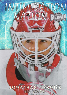 2020-21 UD Skybox Metal Universe - Jonathan Bernier - Intimidation Nation