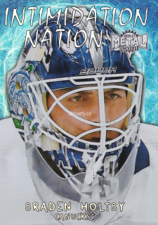 2020-21 UD Skybox Metal Universe - Braden Holtby - Intimidation Nation