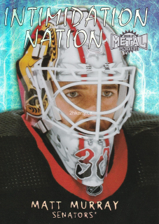 2020-21 UD Skybox Metal Universe - Matt Murray - Intimidation Nation