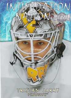 2020-21 UD Skybox Metal Universe - Tristan Jarry - Intimidation Nation