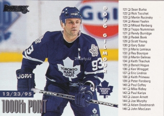 1996-97 Donruss - Doug Gilmour - Checklist