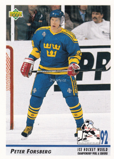 1992-93 UD Series - Peter Forsberg - World Championship