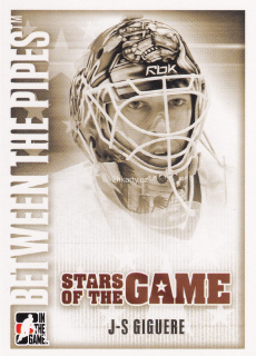 2007-08 ITG Between the Pipes - J.S. Giguere - Stars Of The Game