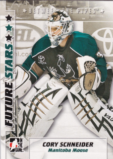 2007-08 ITG Between the Pipes - Cory Schneider - Future Stars