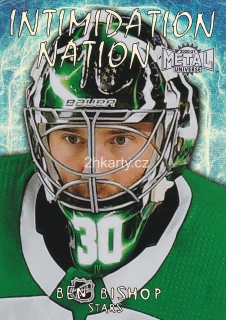 2020-21 UD Skybox Metal Universe - Ben Bishop - Intimidation Nation