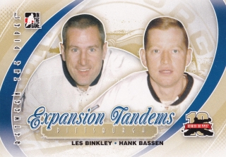 2011-12 ITG Between the Pipes - Les Binkley, Hank Bassen - Expansion Tandems