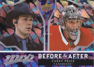 2021-22 UD MVP - Carey Price - Before & After