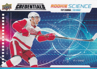 2019-20 UD Credentials - Filip Zadina - Rookie Science