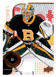 2022-23 UD MVP - Jeremy Swayman - 20th Anniversary #75