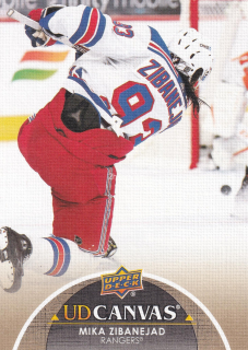 2021-22 UD Series 1 - Mika Zibanejad - Canvas