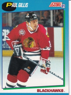 1991-92 Score - Paul Gillis (English)