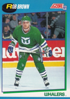 1991-92 Score - Rob Brown (English)
