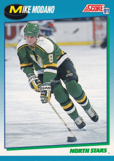 1991-92 Score - Mike Modano (English)