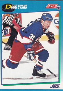 1991-92 Score - Doug Evans (English)