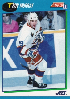 1991-92 Score - Troy Murray (English)