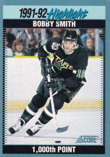 1992-93 Score - Bobby Smith (French) - Highlight