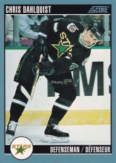 1992-93 Score - Chris Dahlquist (French)