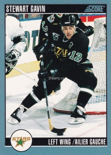 1992-93 Score - Stewart Gavin (French)