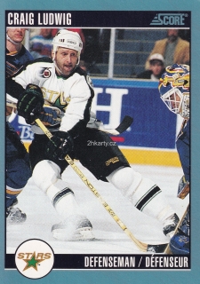 1992-93 Score - Craig Ludwig (French)