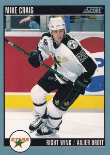 1992-93 Score - Mike Craig (French)