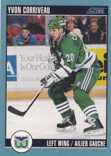 1992-93 Score - Yvon Corriveau (French)
