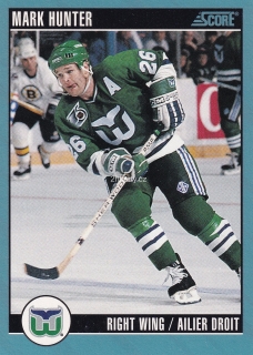 1992-93 Score - Mark Hunter (French)