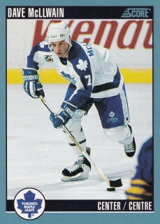 1992-93 Score - Dave Mcllwain (French)