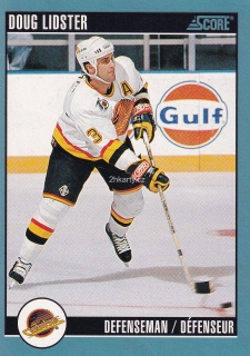 1992-93 Score - Doug Lidster (French)
