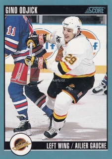 1992-93 Score - Gino Odjick (French)